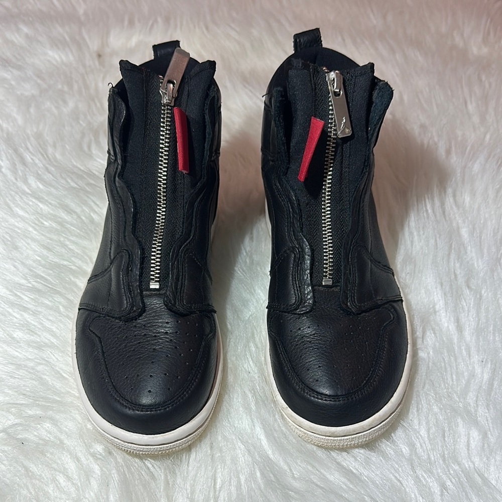 Nike Black and White AirJordan Retro zip